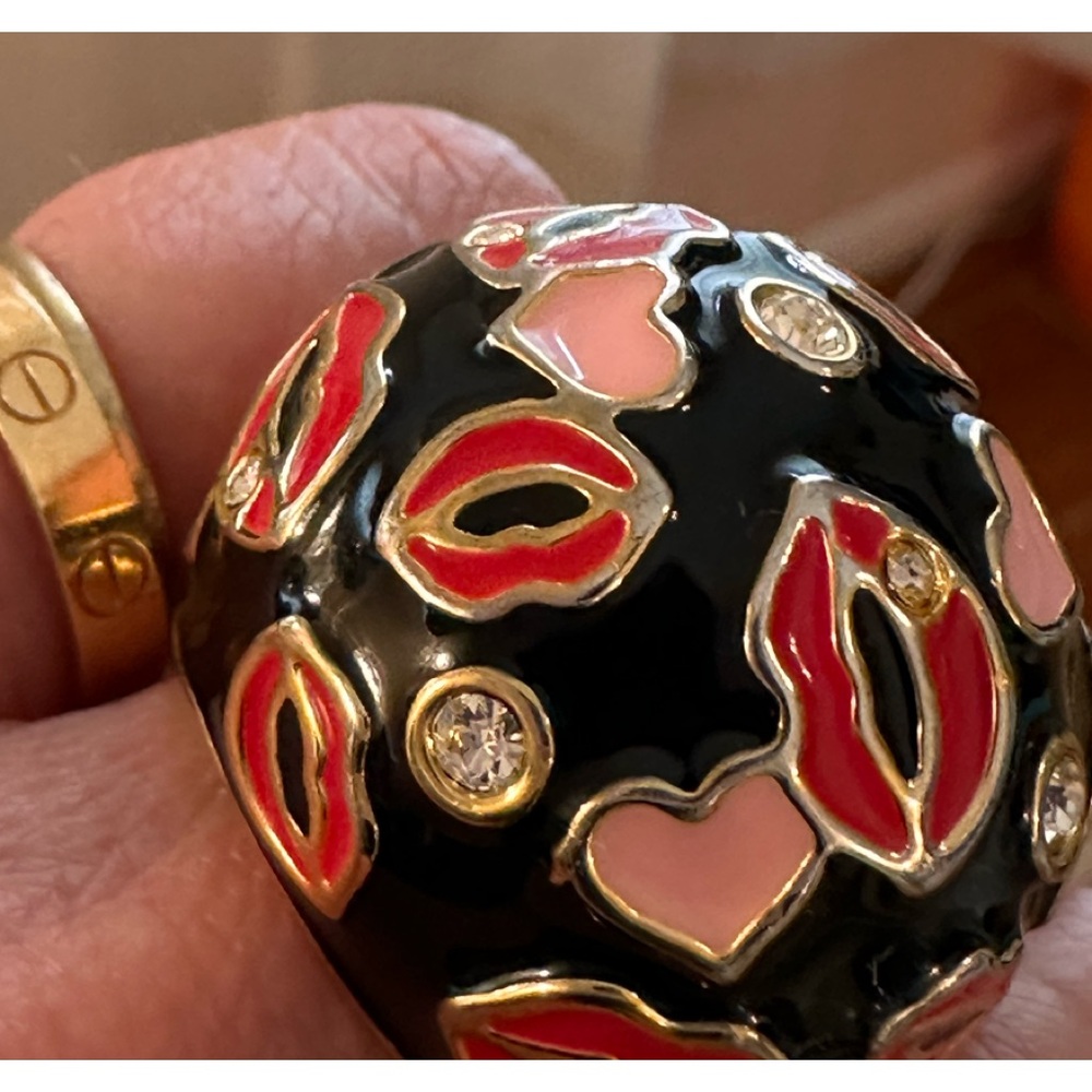 NO LONGER AVAILABLE, NOT FOR SALE Betsey Johnson statement ring, like new